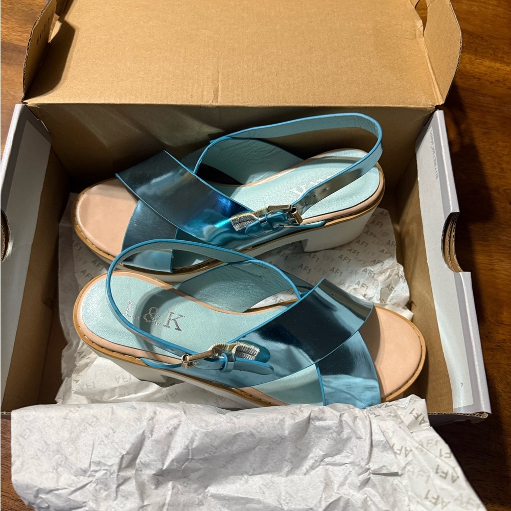 Women's Blue Sandals